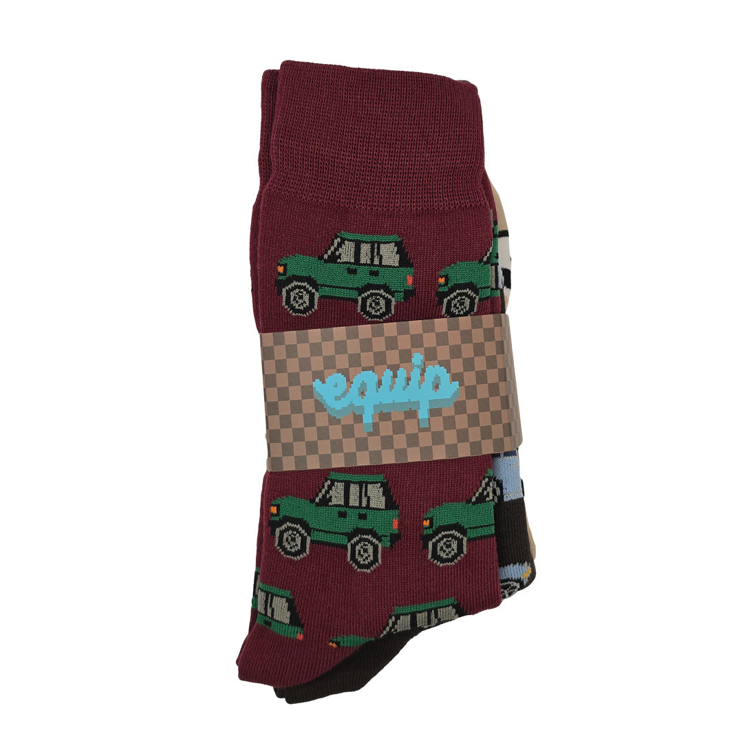 Classic Car Socks #2 (4 Pack)