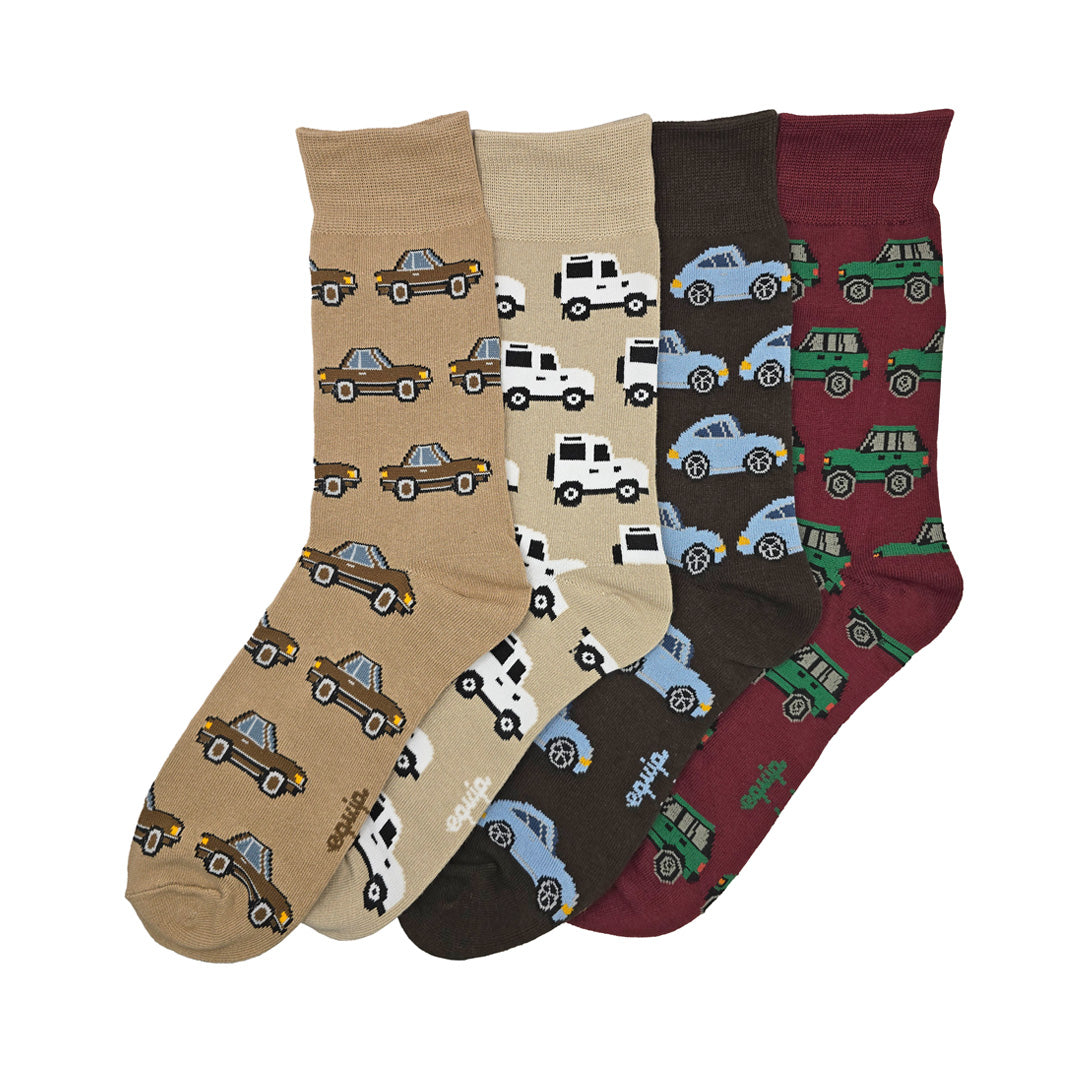 Classic Car Socks #2 (4 Pack)