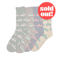 Classic Car Socks (4 Pack)